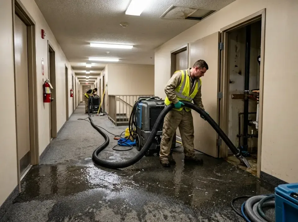 multi-unit-apartment-hallway-f-005 — frequently asked questions, Emergency Burst Pipe Water Extraction & Removal in Shell Po…